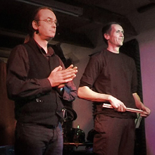 Wolfgang Hellbr&uuml;ck und Friedemann Jaenicke im Ku&szlig; Rosa, Bremen 2009
